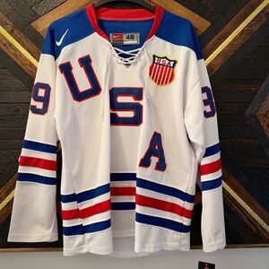 USA Hockey Olympic Ryan Miller #39 Jersey Size 48